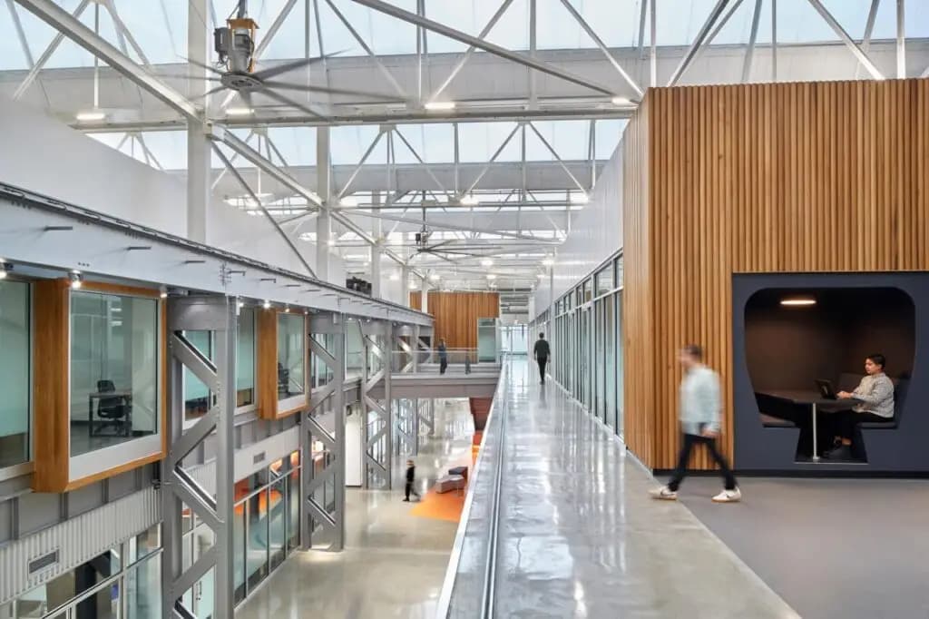 STUDIOS and WXY create a flexible workplace in an old New Jersey shipyard that builds on the lessons of yore